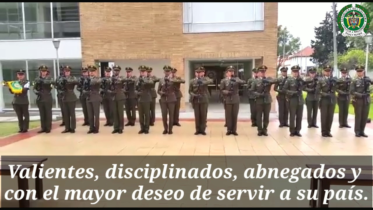 Guardia de Honor de la Escuela de Cadetes General Santander.