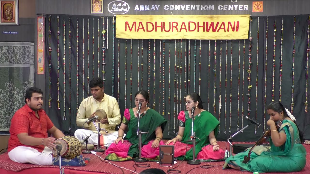 December Music Season  Dec 2021 Concerts - Sarvepalli Sisters  Vocal Duet
