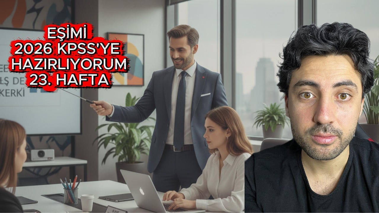 KPSS TÜRKİYE 40.SI OLARAK EŞİMİ 2026 KPSS'YE HAZIRLIYORUM 23. HAFTA VLOGLARI