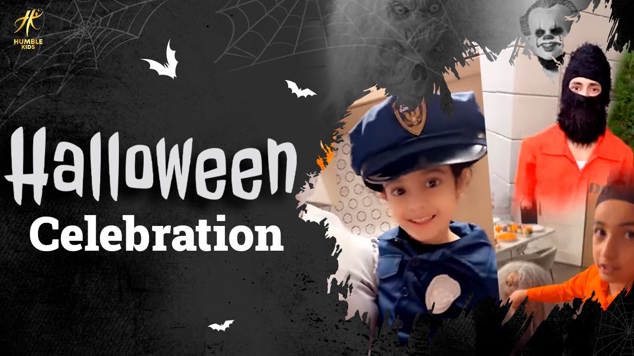Helloween Celebration | Gurbaaz Grewal | Shinda Grewal | Ekom Grewal | Gippy Grewal | Humble Kids