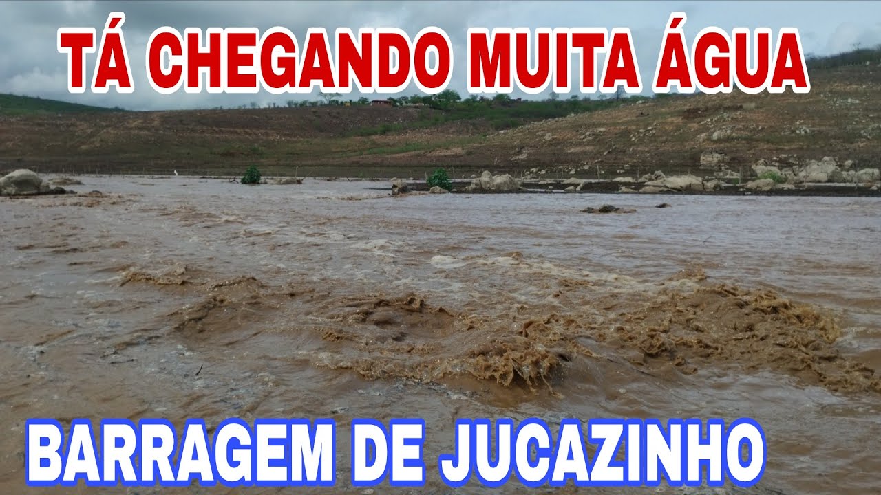 ESSE ENCHENTE FOI HOJE NA BARRAGEM DE JUCAZINHO É MUITA ÁGUA 03.03.2026
