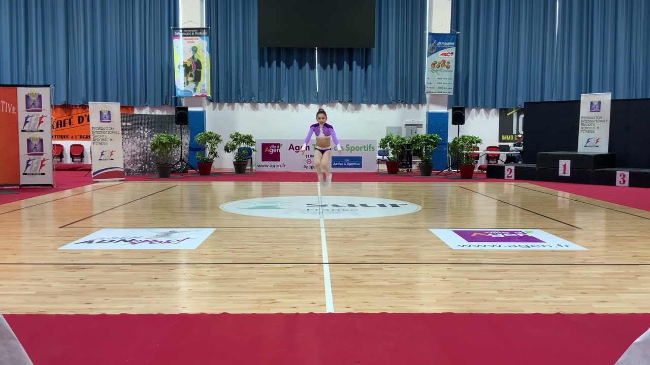 AEROBIC Novice Cadet SF - COSTE Callie (UG Aix-les-Bains)