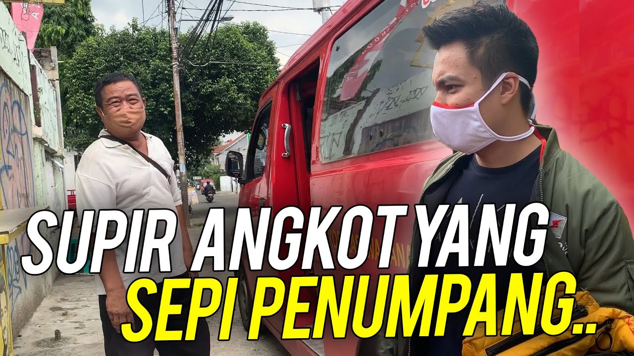 SUPIR ANGKOT SEPI PENUMPANG... NGETEM DARI PAGI ,BARU DAPET 1 PENUMPANG .BAIM COBA NAIK ANGKOTNYA ..