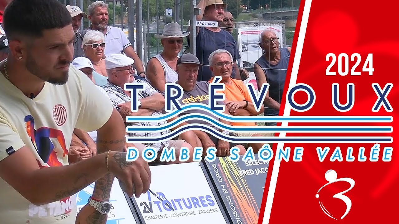 Après poules BONETTO vs LORIN : Supranational triplette à pétanque de Trévoux 2024