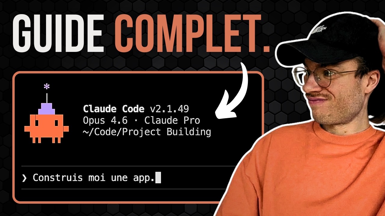 Maitrise 90% de Claude Code en 28min (en tant que débutant)