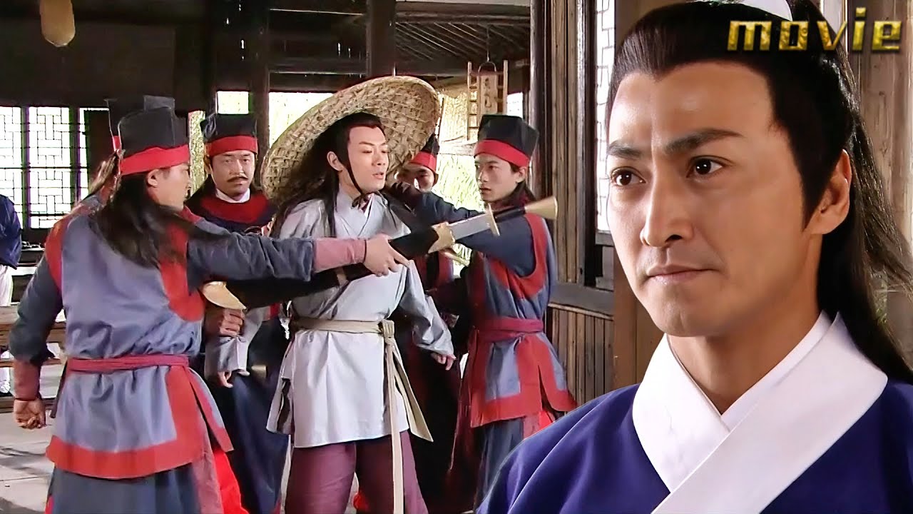 衙门捕头欺压百姓被抓包！展昭一招制服，出手瞬间全员秒怂！#movie #drama#武俠 #動作