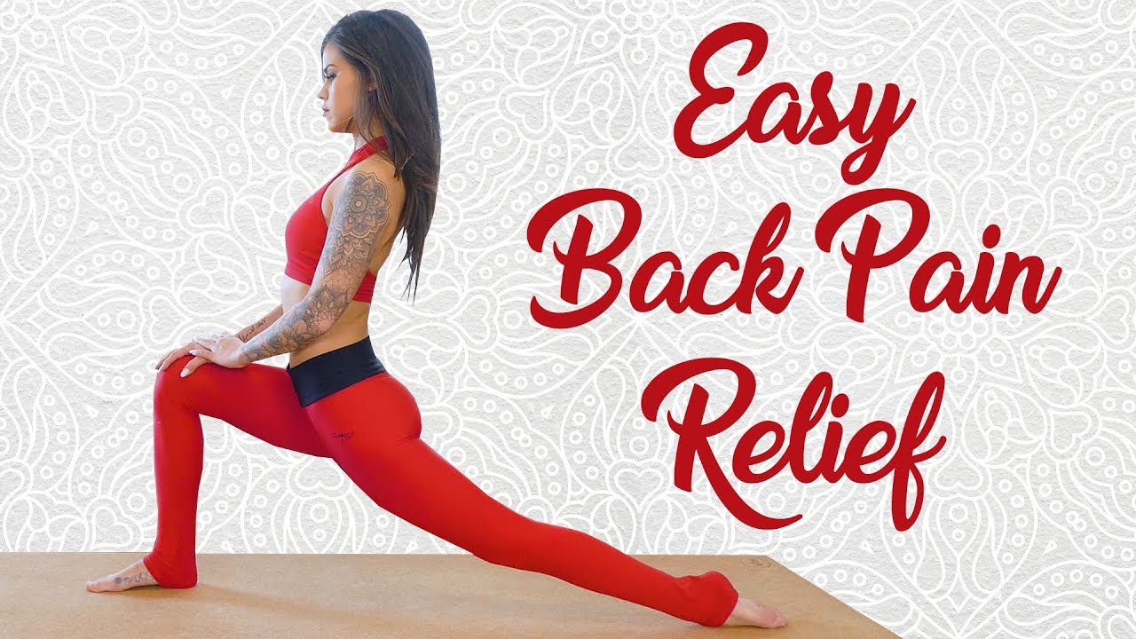 Relaxing Yoga Class for Back Pain with Julia Jarvis | Beginners Stretches for People Who Sit All Day
