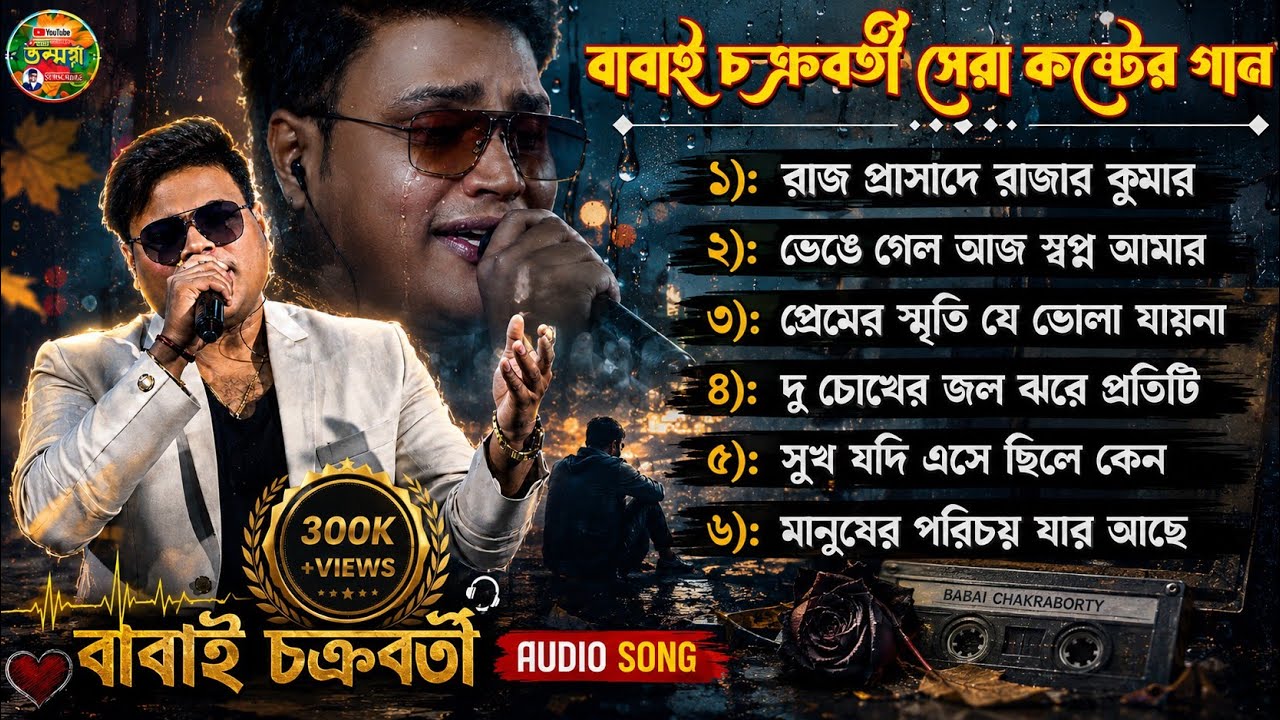 এই গান শুনলে চোখে জল আসবেই 😢 | বাবাই চক্রবর্তী । Babai Chakraborty Audio Jukebox