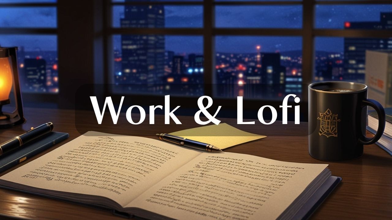 深い集中と静寂のLofi - 深夜の読書と作業のためのAmbient Jazz