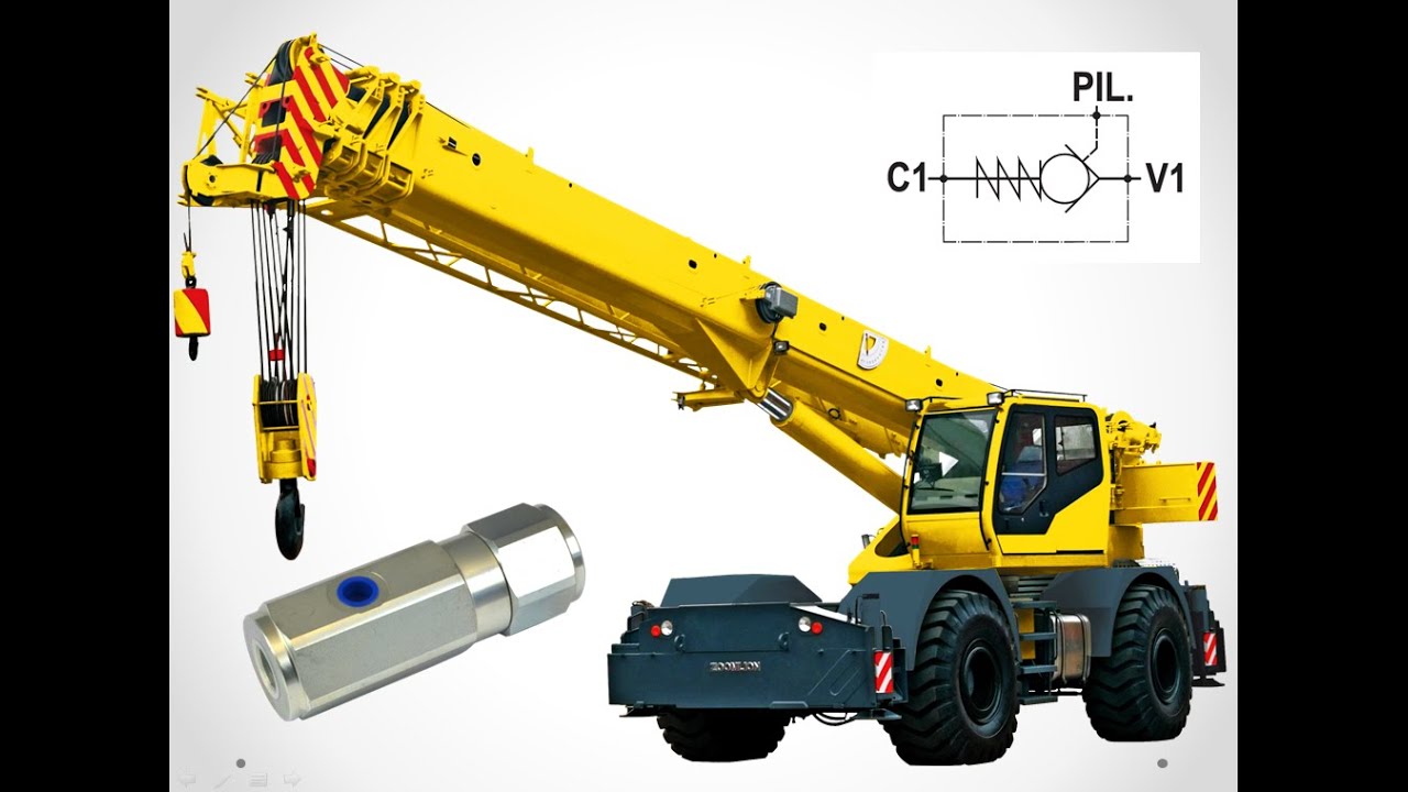 وظيفة pilot-operated check valve والفرق بينة وبين counterbalance valve هيدروليك نيوماتيك ا