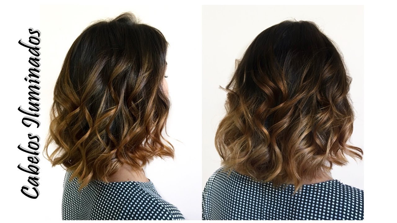 Sun kissed hair - Cabelos curtos iluminados/ passo a passo