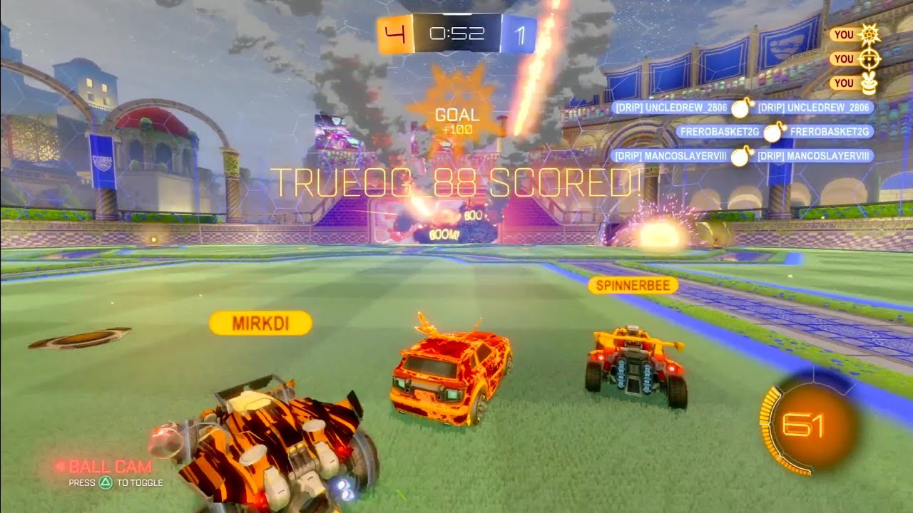 Rocket League® - *NEW* AIR STRIKE GOAL EXPLOSION SHOWCASE!!! IT DEMOS ALL PLAYERS!!! 🔥🔥🔥😱