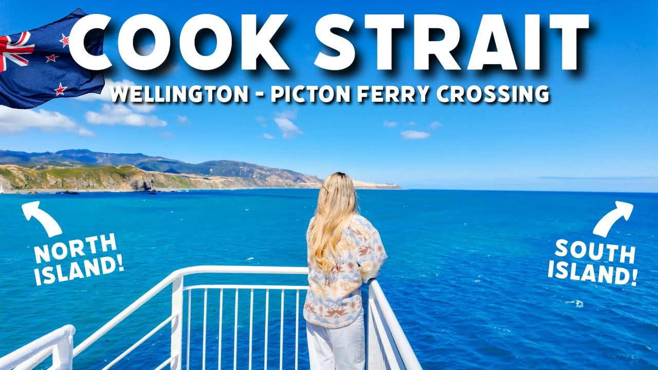 Crossing the WILD Cook Strait in New Zealand! (Wellington to Picton by Ferry ⛴️ )