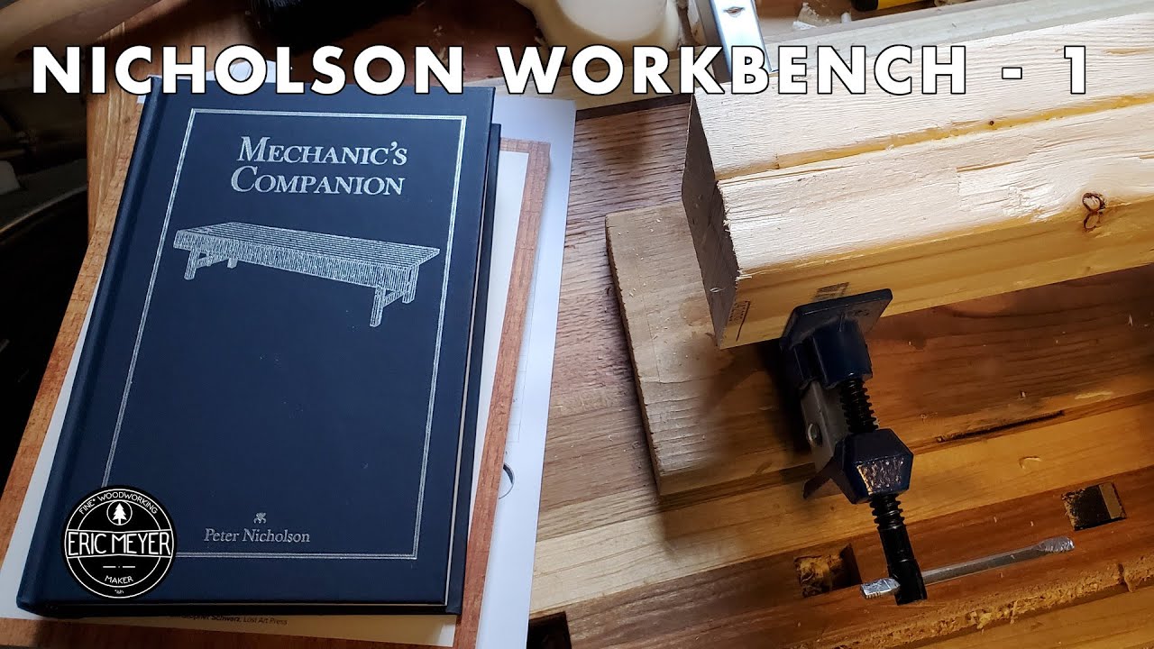 Nicholson Workbench: Part 1 - Preparing and Gluing the Leg Stock