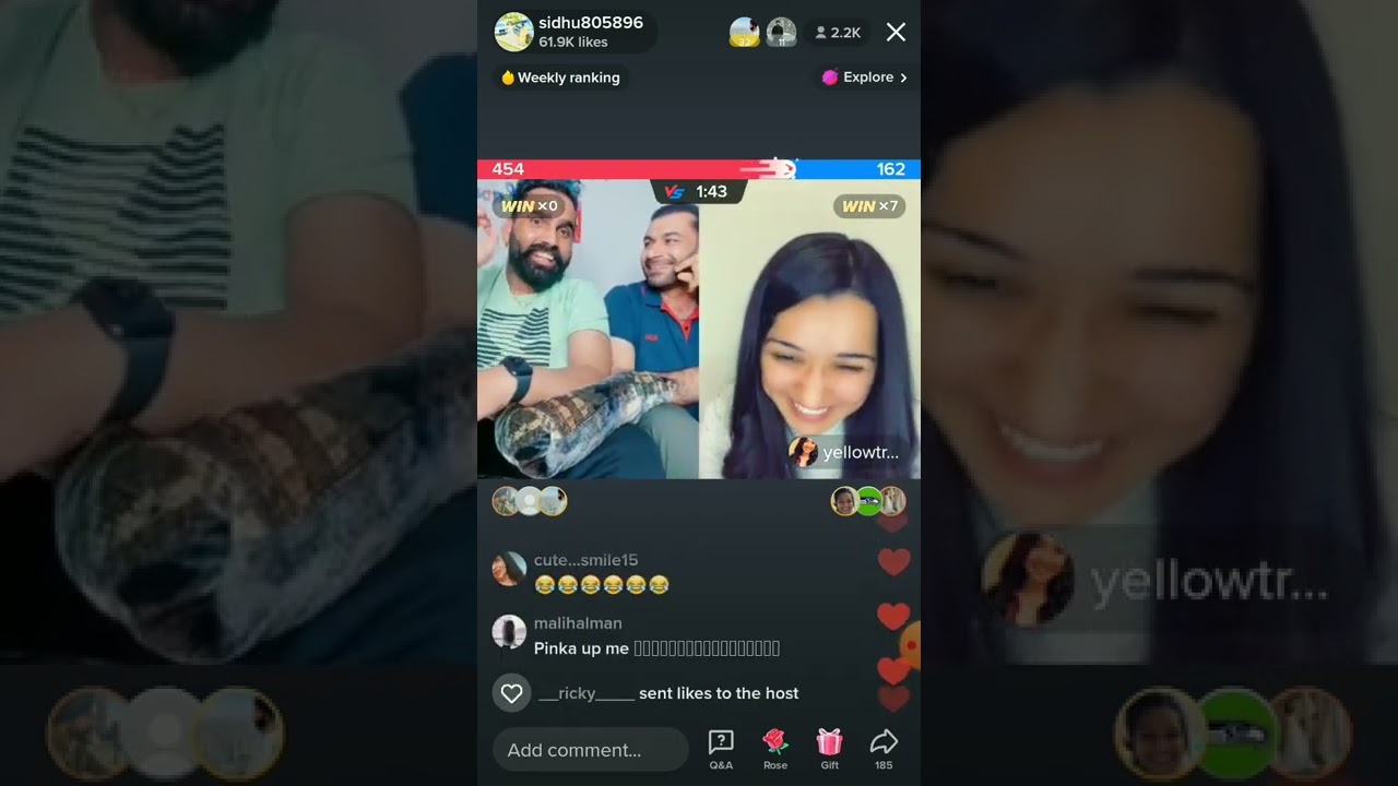 Sidhu and yellow on tik tok | Part 01