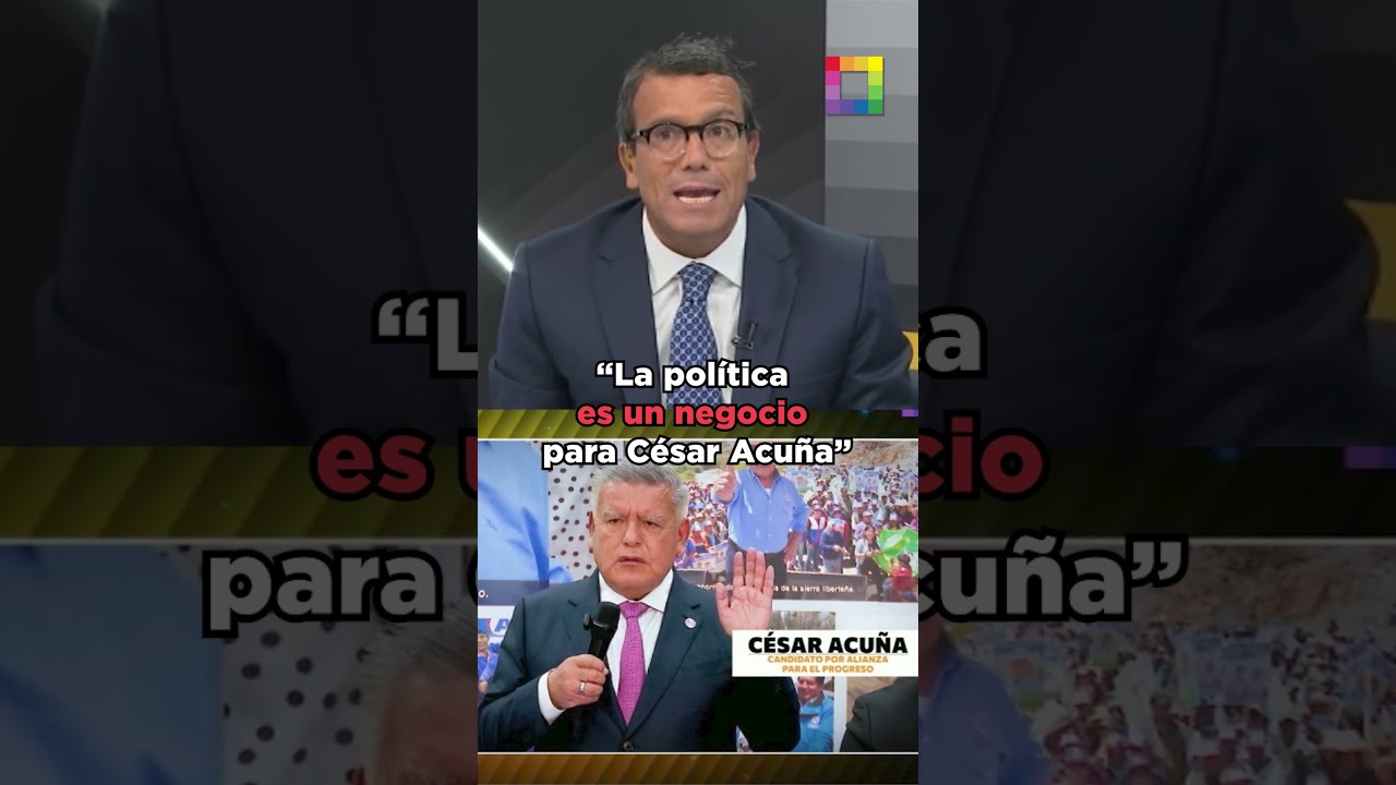 &ldquo;La pol&iacute;tica es un negocio para C&eacute;sar Acu&ntilde;a&rdquo; #Ahorayenlahora