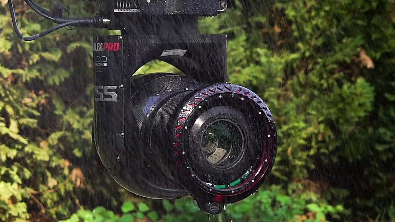 Rain Deflector (Rain Spinner) on GSS Cineflex PRO Gyrostabilized Camera System