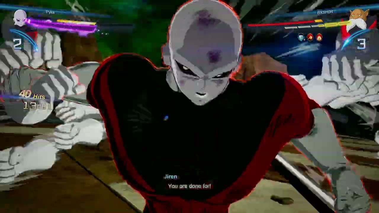 Jiren and Toppo are sparring