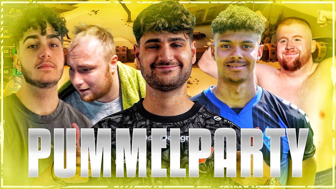 MEIN GEBROCHENER FINGER HÄLT MICH NICHT AUF!😈💥 Pummel Party mit Solution, Mcky, Willy & Rohat🔥
