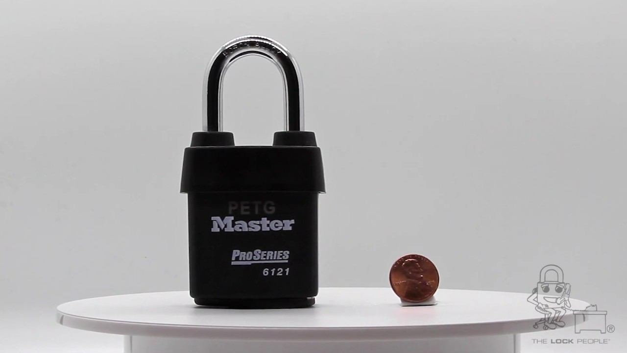 Master Lock 6121 ProSeries&reg; Weather Tough&reg; Laminated Steel Padlock