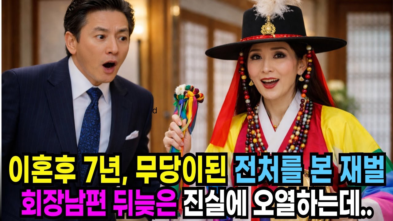 이혼 후, 7년 무당이 된 전처를 본 백만장자 재벌회장 남편이 뒤늦은 진실에 오열하는데.. [오디오북,감동사연,드라마오디오,인생사연,민담,야담]