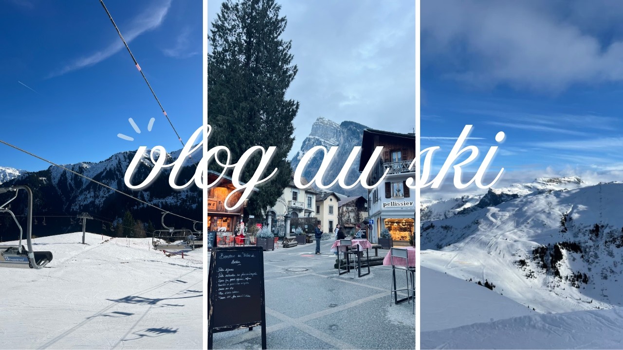 partir en voyage scolaire au ski ça donne quoi ? vlog ski à Samoens - décembre 2025