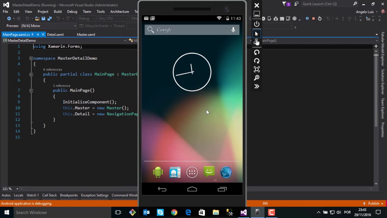 [PT-BR] Tutorial Xamarin: Master Detail Page (Hamburger Menu)