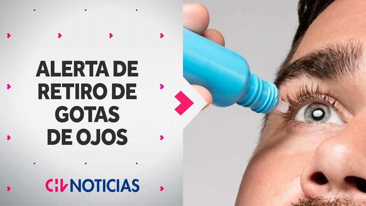ISP retiró dos gotas para los ojos del mercado por presencia de 