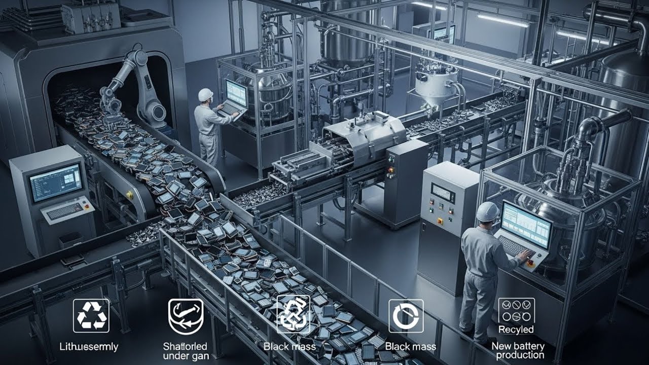 From Waste to Resource The Science of Battery Recovery  production process