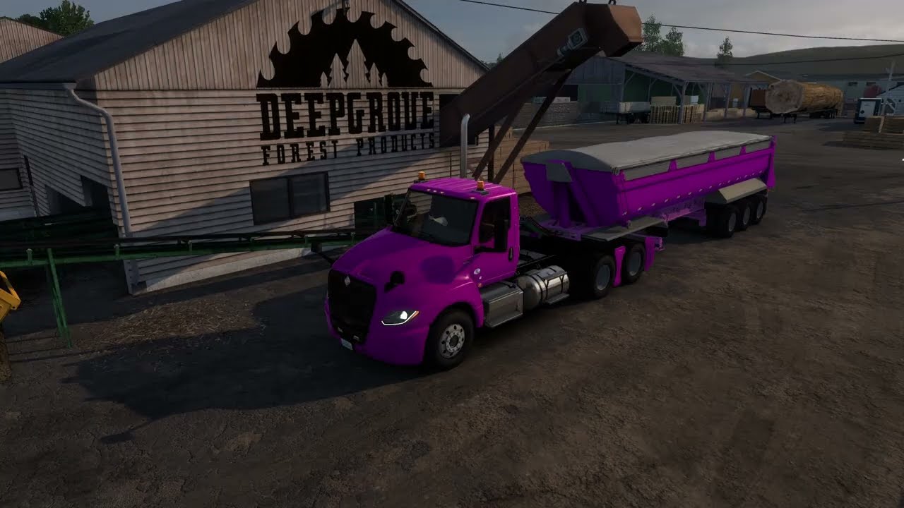 International LT | Moviendo 3 toneladas de virutas de madera | American Truck Simulator | #201