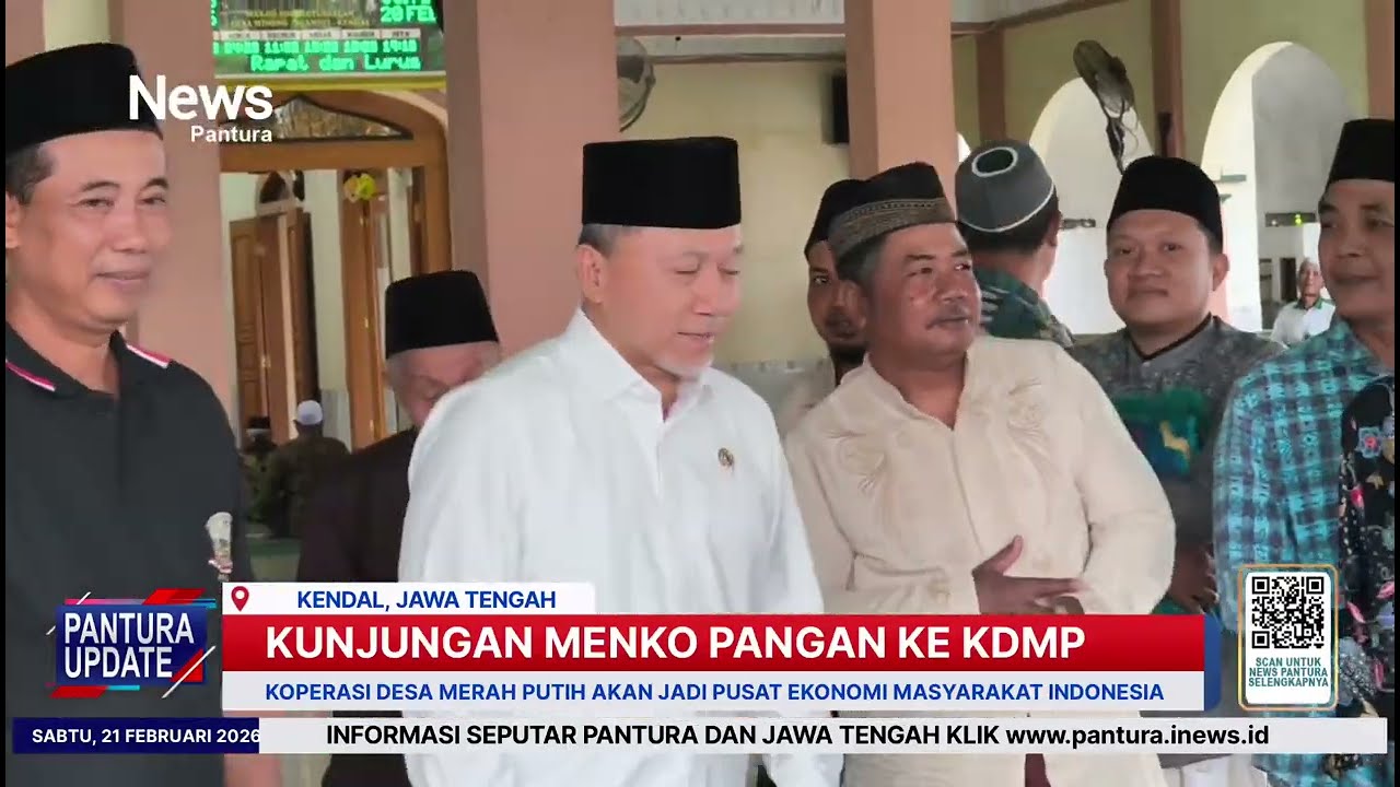 Menko Pangan kunjungi KDMP di Winong Ngampel Kendal 