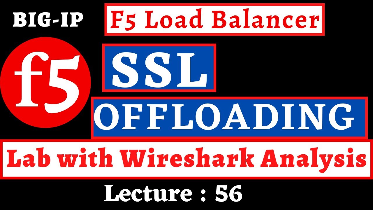Lecture #56 | F5 SSL Offloading LAB with Wireshark Analysis | SSL Termination | Client SSL | F5 LTM