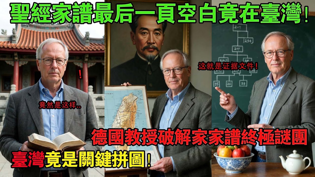 聖經家譜在「那裡」停止了...德國教授在台灣的「族譜」中找到最後的空白