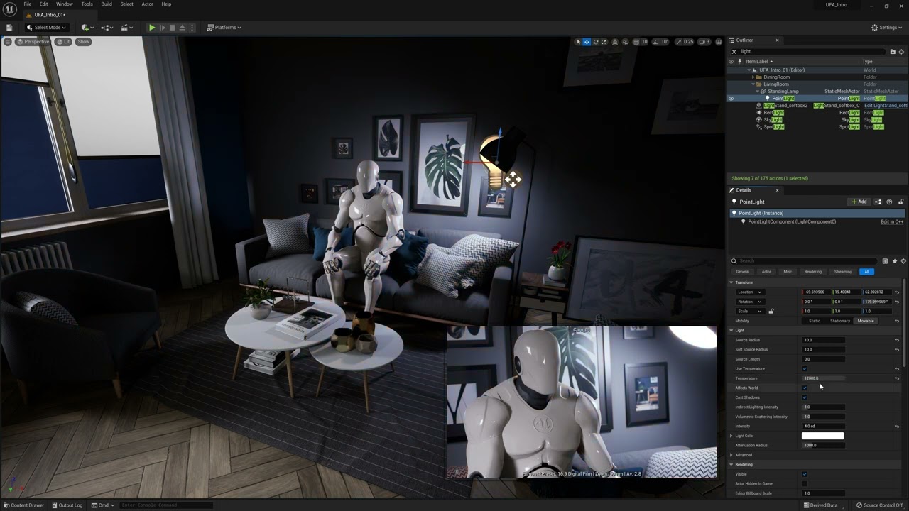 Unreal Film Fundamentals - 03 - Lighting the Scene