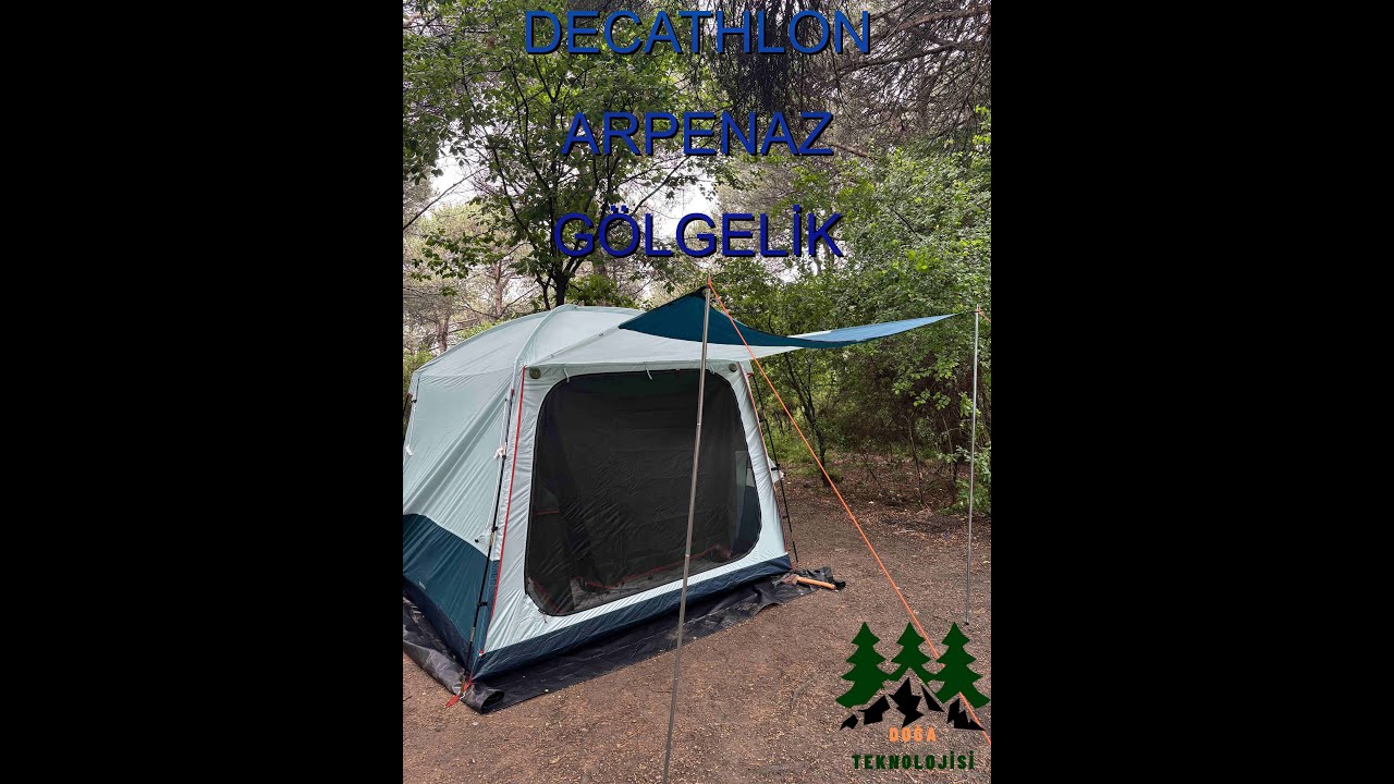 DECATHLON GÖLGELİKLE KAMP YAPTIK!