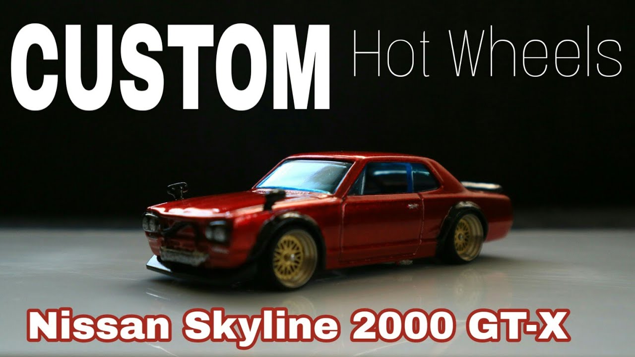 Hot Wheels Nissan Skyline 2000 GT-X Custom