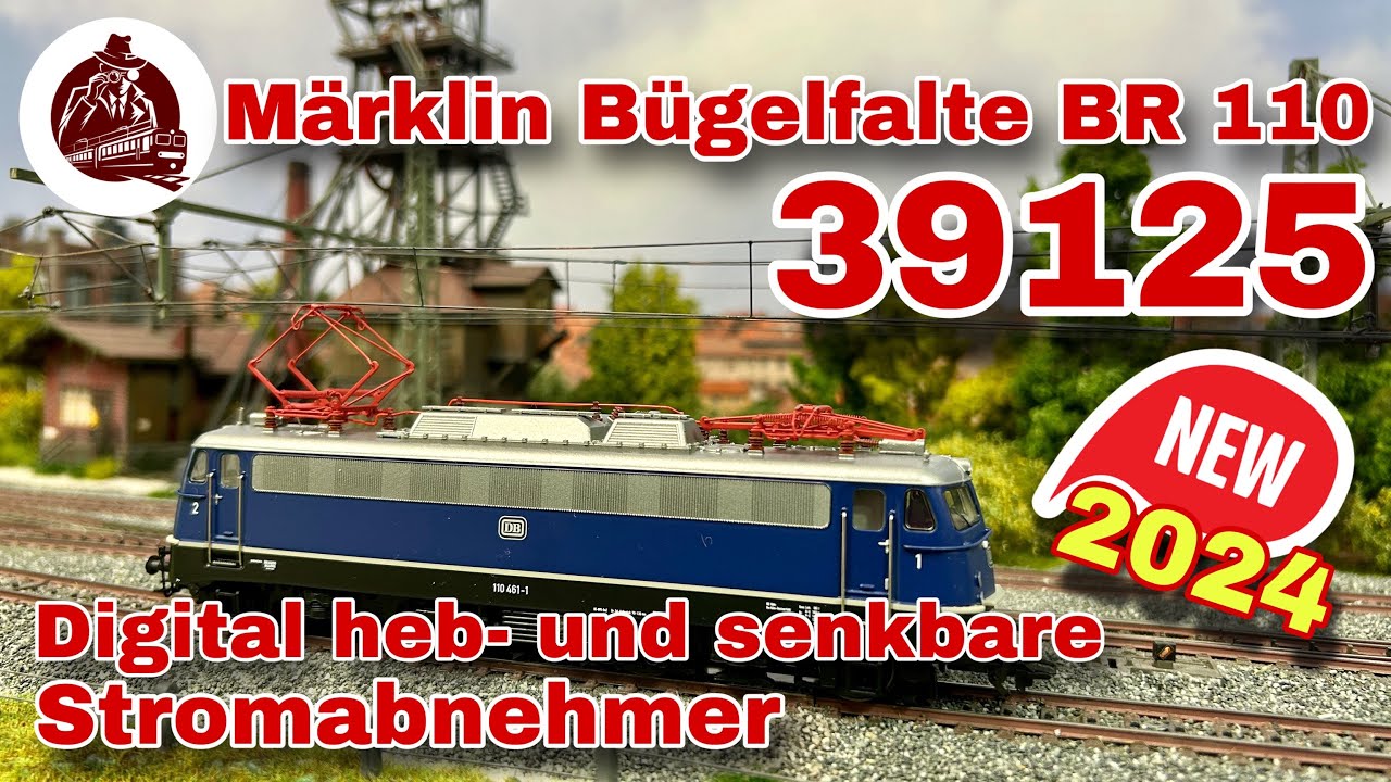 Märklin 39125 - Die Bügelfalte in Kobaltblau - Neuheit/New 2024 - BR 110