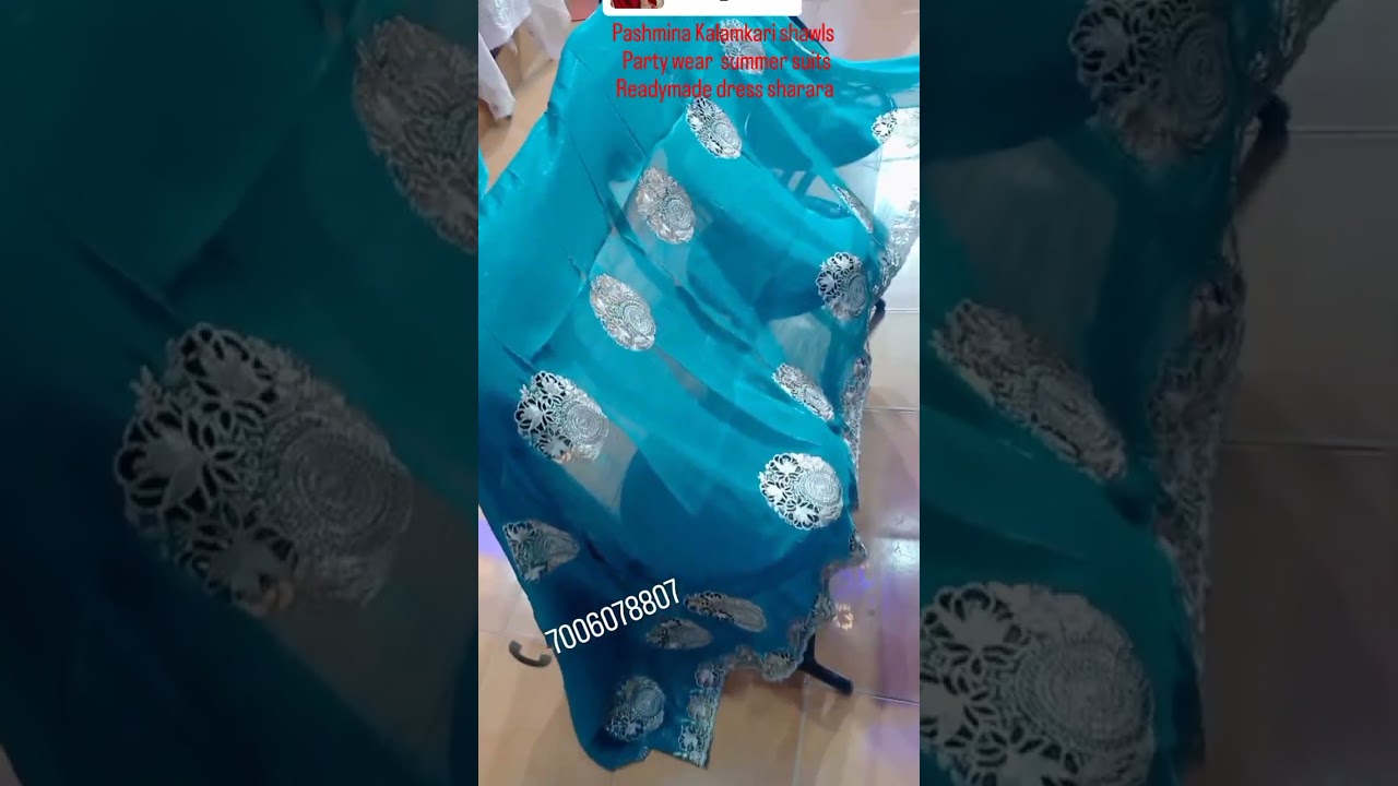 #new#restock#wardansale#pashmina#kalamkari#shawl party wear summer suits readymade dress 📞7006078807