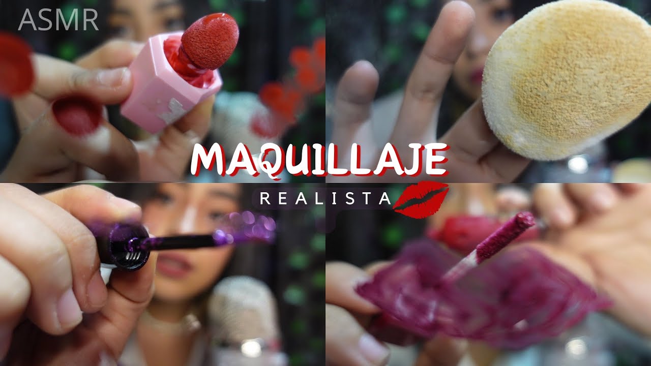 ASMR maquillaje realista sobre tu cara 💄👩🏻