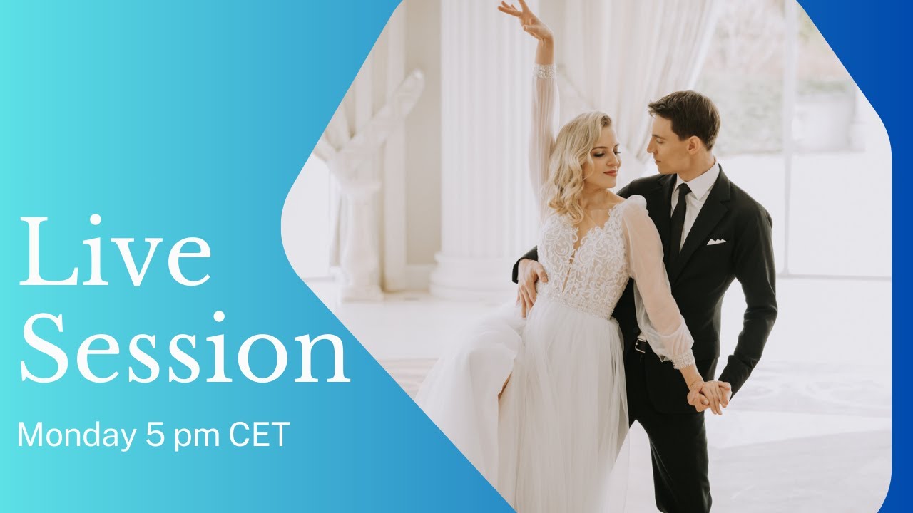 First This Year ! Wedding Dance Online Live Session with Paulina & Paul !