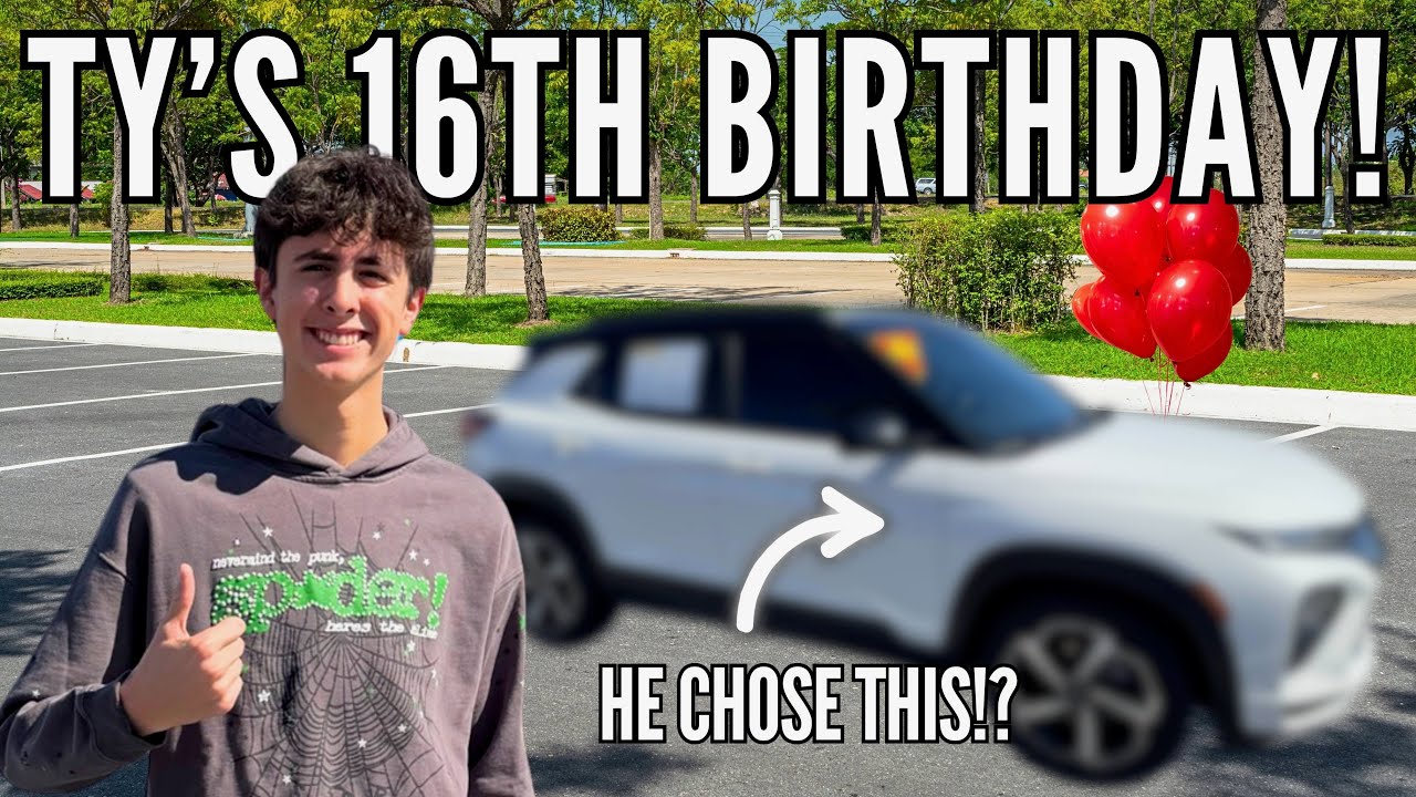 Презентация автомобиля и сюрпризы на день рождения! 🎉 Видеоблог о 16-летии Тая | Жизнь, как у нас...