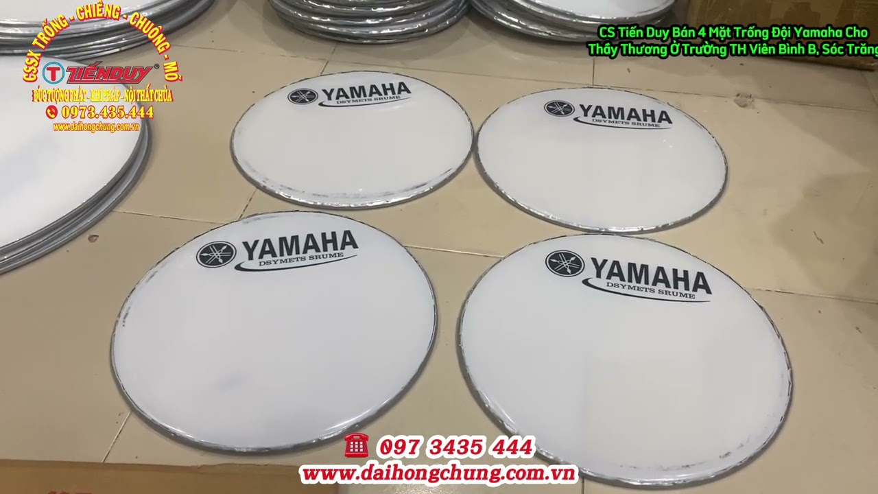 CƠ SỞ TIẾN DUY BÁN MẶT TRỐNG ĐỘI YAMAHA CHO THẦY THƯƠNG TRƯỜNG TIỂU HỌC VIÊN BÌNH B SÓC TRĂNG