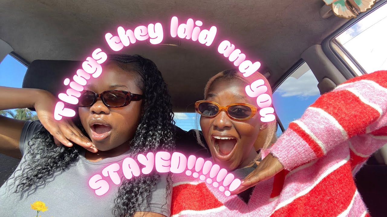 Things they did and you stayed ( part 1)