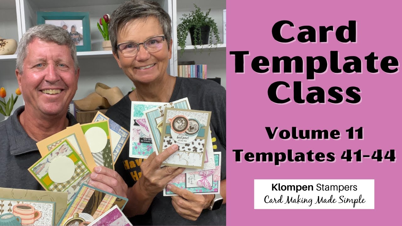 Simple Card Making Templates To Try New Card Layouts | Card Template Class Vol. 11