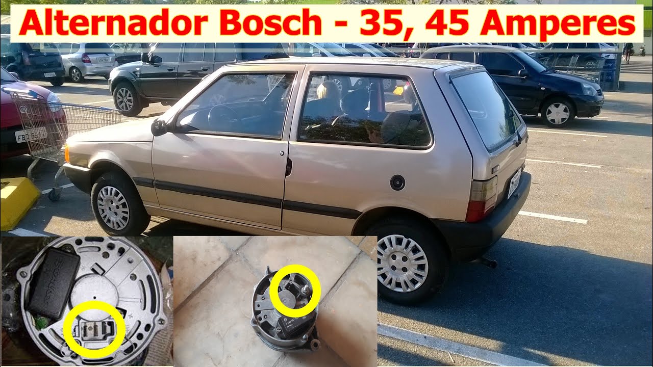 Alternador Bosch - 35, 45 Amperes