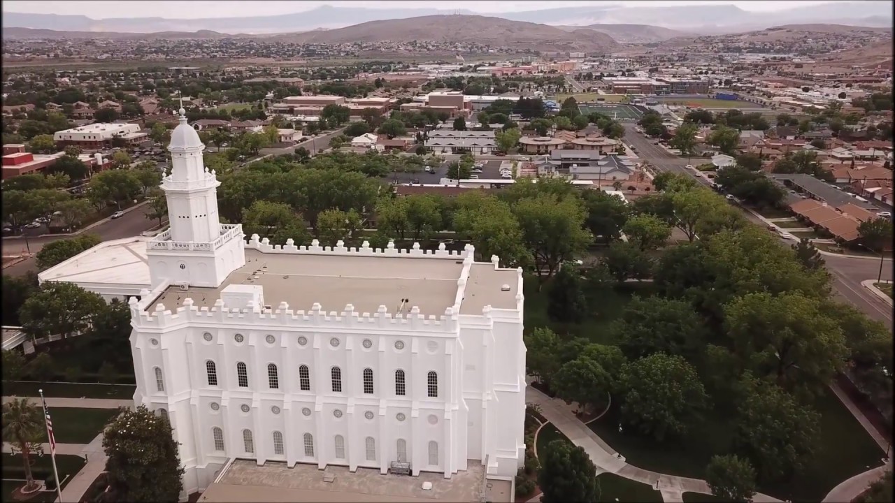 Aerial Views Of St. George, Utah