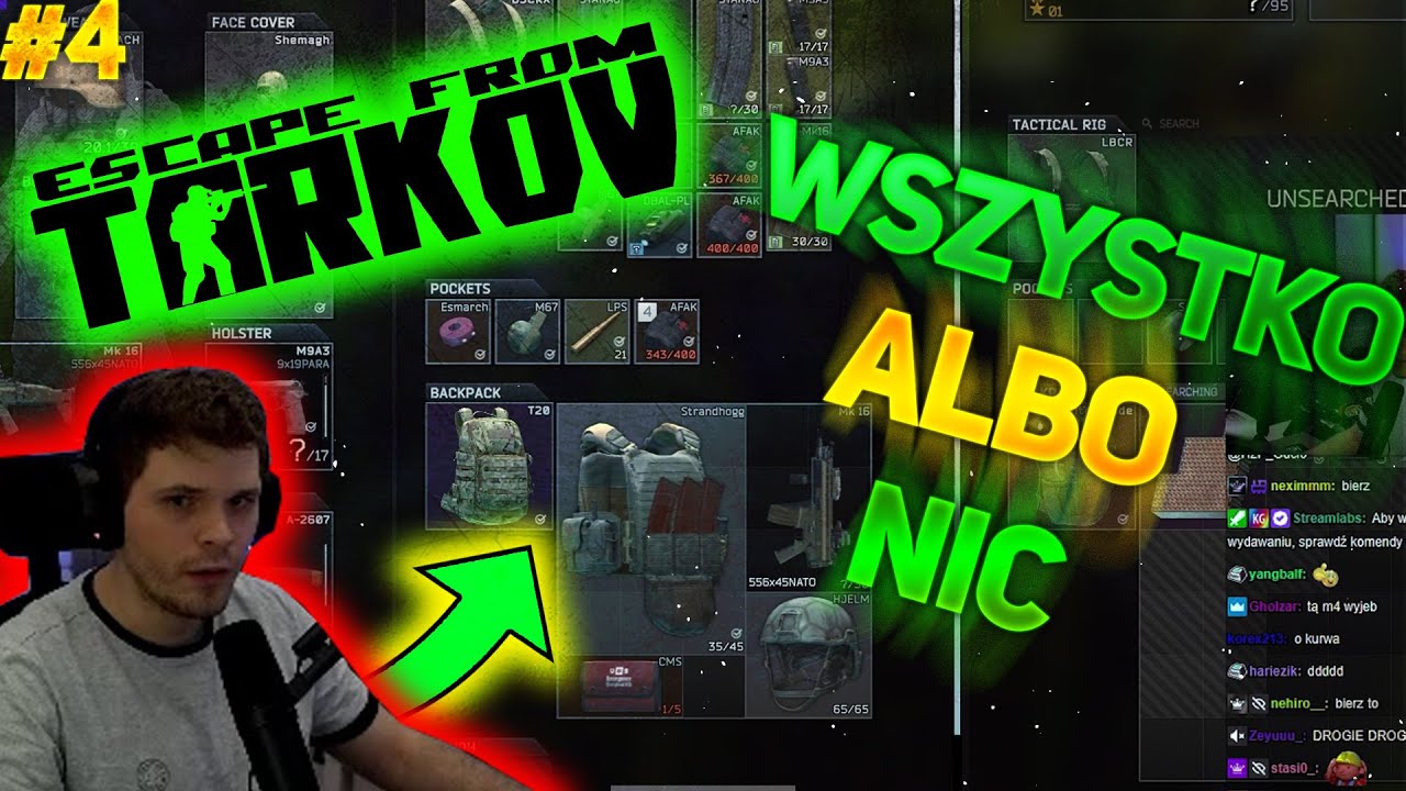 GUCIO I ESCAPE FROM TARKOV I DEMONZ VS GUCIO I WSZYSTKO ALBO NIC I NAJLEPSZE MOMENTY STRIMA #18