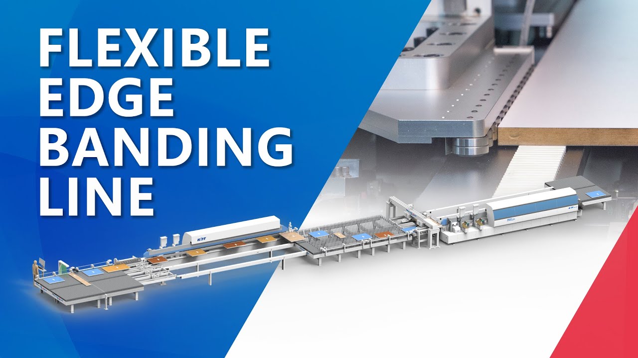 MesEdge Flexible Edge Banding Line with Pusher&Squaring #woodworking #edgebanding #automatedmachine
