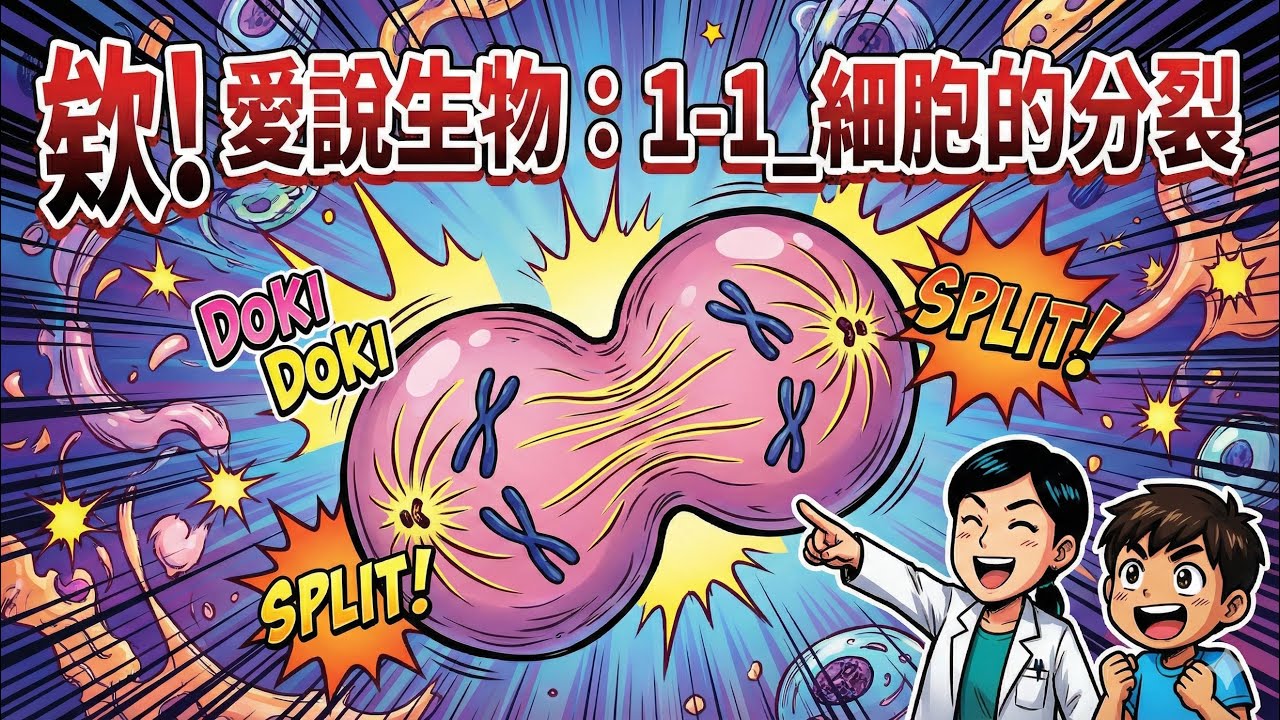 欸！愛說生物：國一(下)1-1_細胞的分裂_細胞分裂與減數分裂