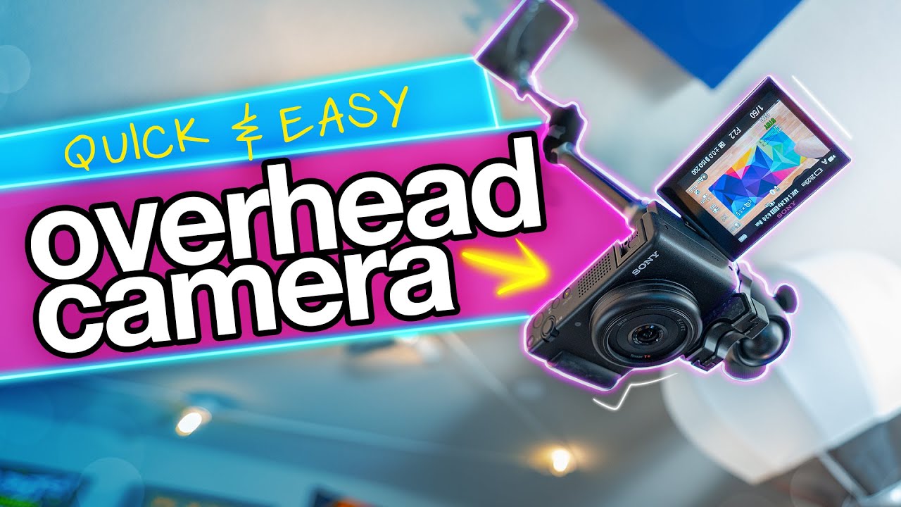 Simple & Permanent Overhead Camera Setup!